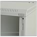 19" Rack Wall-mount 6U / 250 glass door, A muro, Grigio, 600 x 295 x 370 mm - Foto miniatura 3